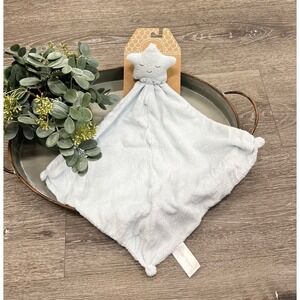 Angel Dear Star Blue Security Blanket Lovey Cuddle Baby Infant Boys Soft NWT